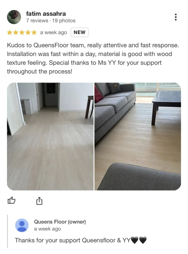 QueensFloor顾客好评