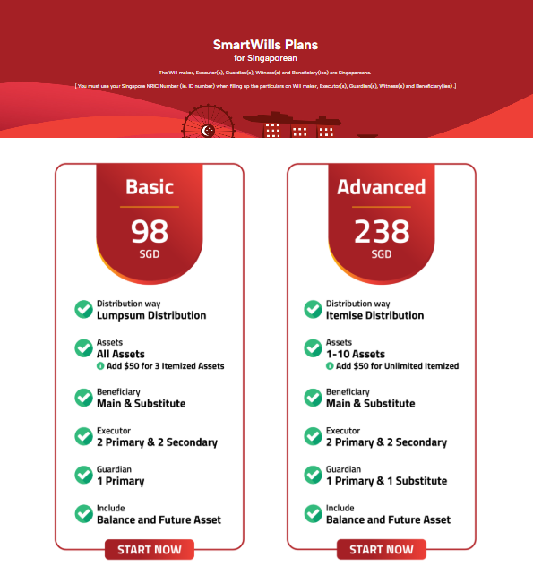 SmartWills Singapore vs getArrange